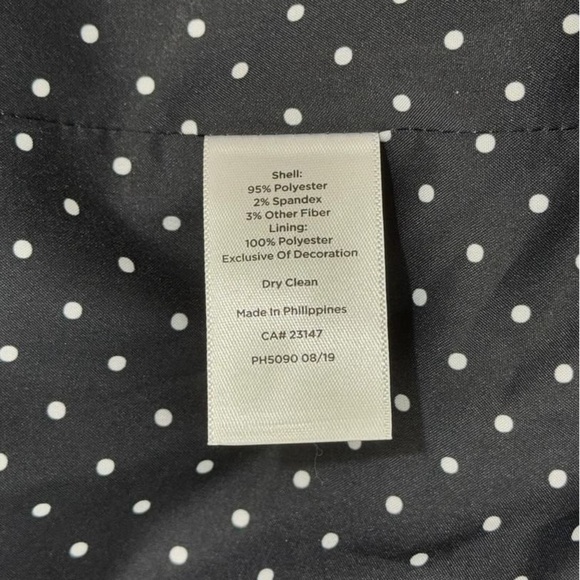 TALBOTS White & Black Westport Tweed Open Front Blazer Jacket - Women’s Size 18 - Picture 9 of 13